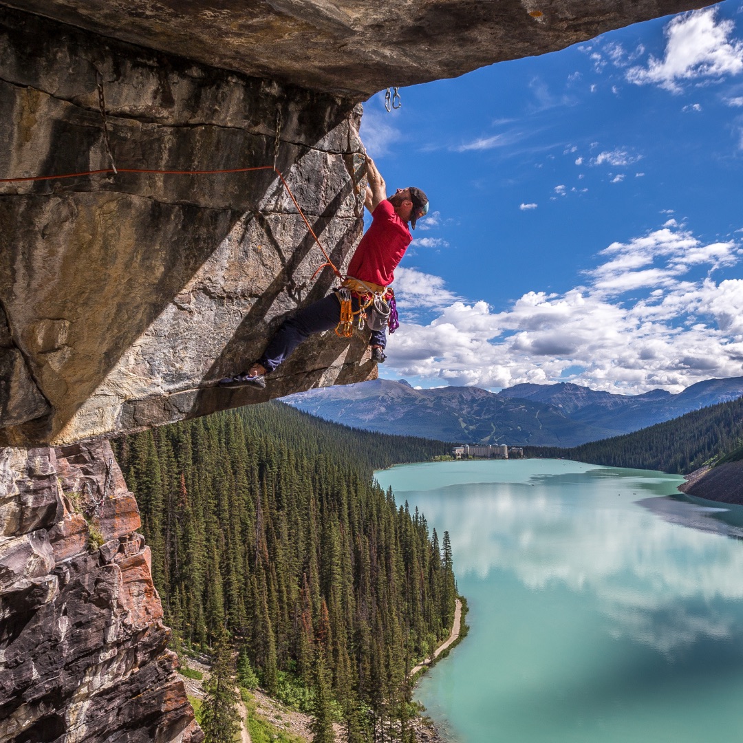 Lake Louise Spring and Summer Activities - Rock climbing, CR John Price @johnpricephotography