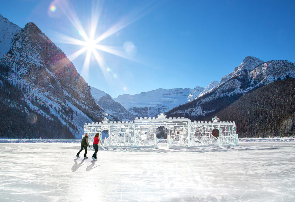 A Romantic Getaway to Lake Louise Should Include a Skate