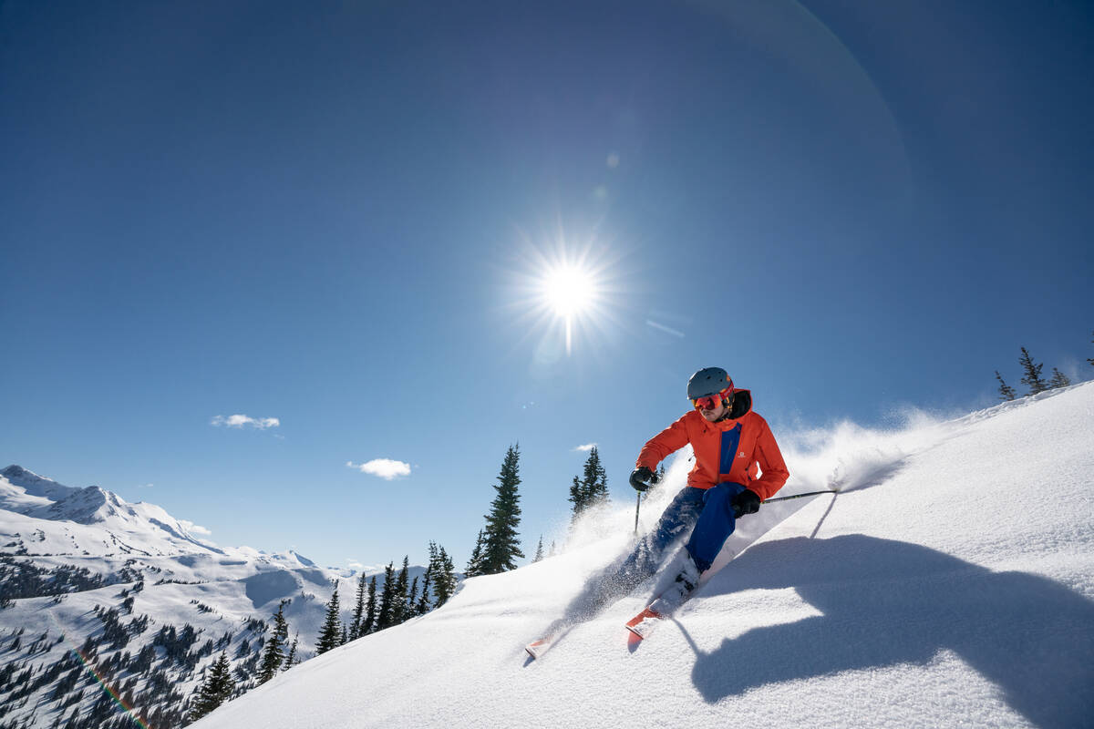 Skier at Whistler Blackcomb