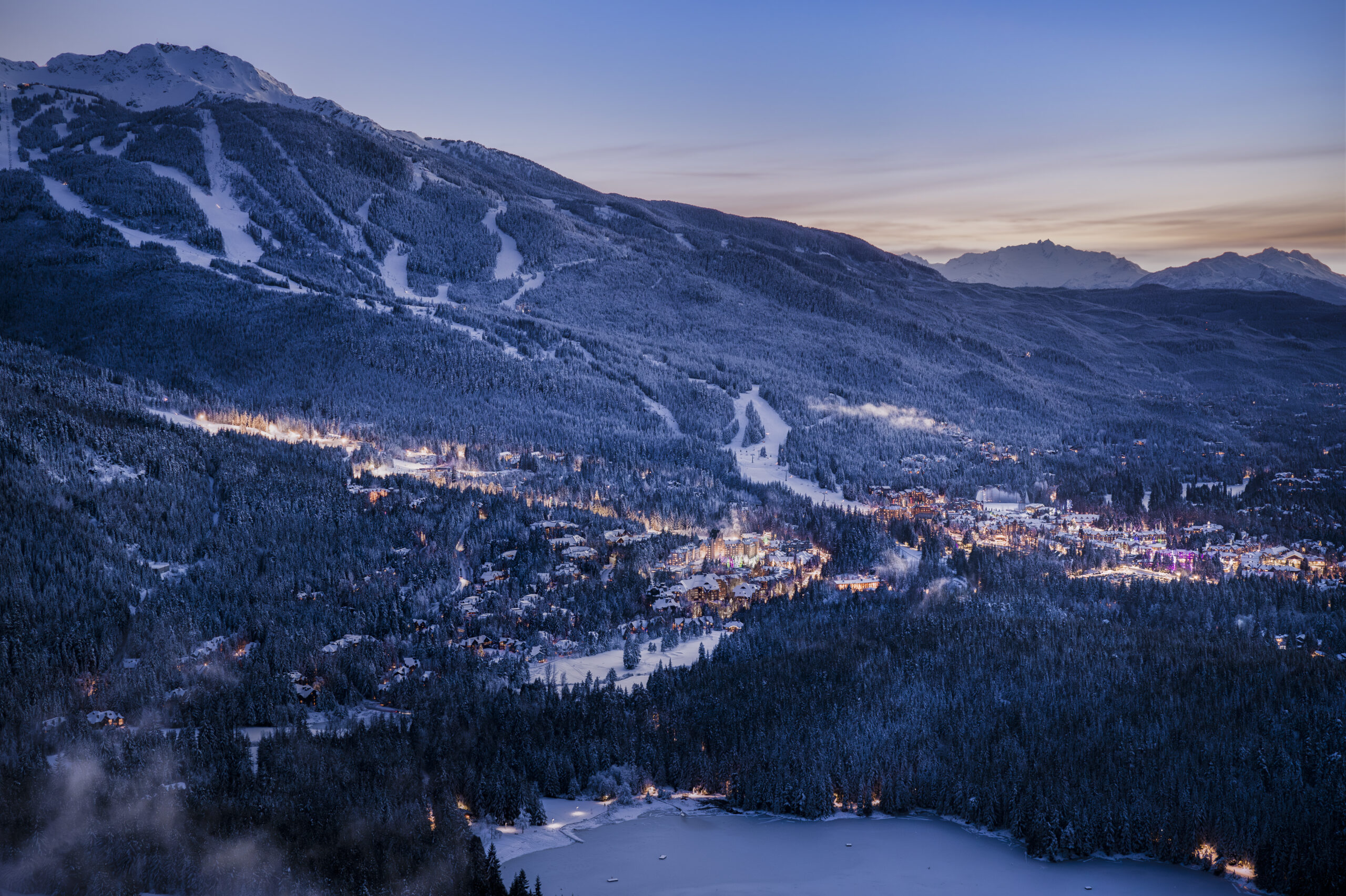 view of whistler from above