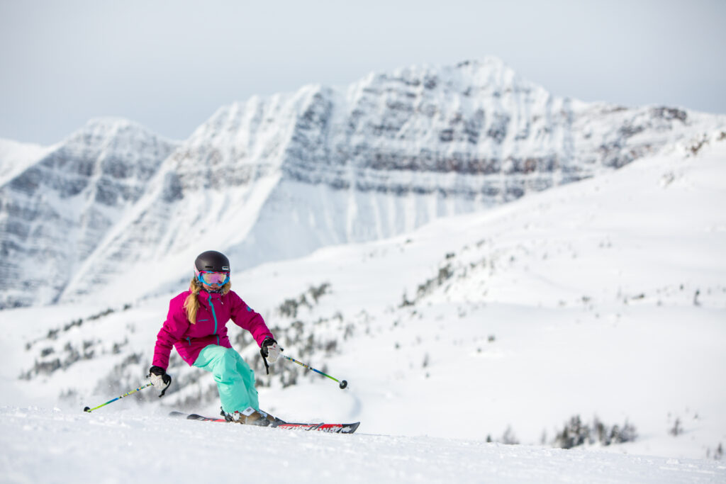 Skier at Banff Sunshine Village