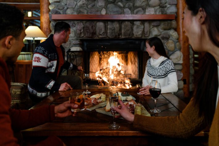 Outlook Fireplace with Friends CR Travel Alberta - Mike Seehagel