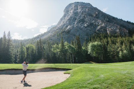 Fairmont Banff Springs_Golf Course_Bunker Detail_ChrisAmat2017 The infamous Stanley Thompson Golf Course and Banff Springs golf Course.
